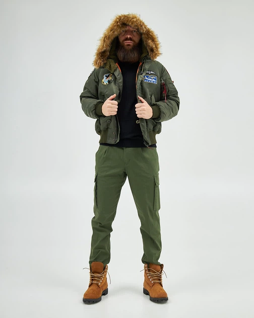 Аляска N-2B хакі з нашивками 299 БрТА 2XL - изображение 2
