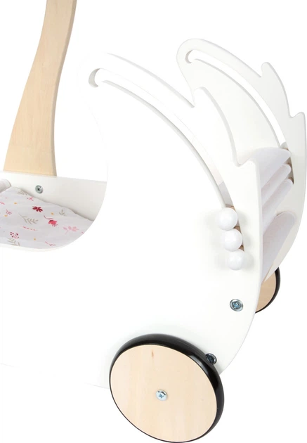 Wózek dla lalek Small Foot drewniany w kształcie łabędzia 5410412 (4020972122834) - obraz 5
