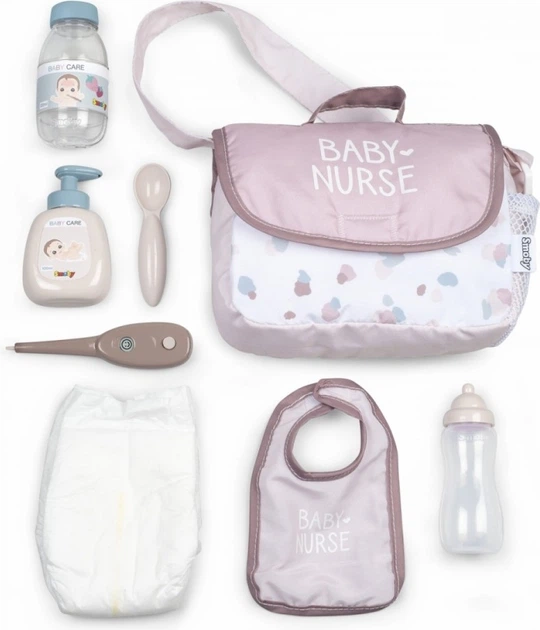 Набір для догляду за ляльками Smoby Baby Nurse 8 елементів 1440736 (3032162203699) - зображення 2