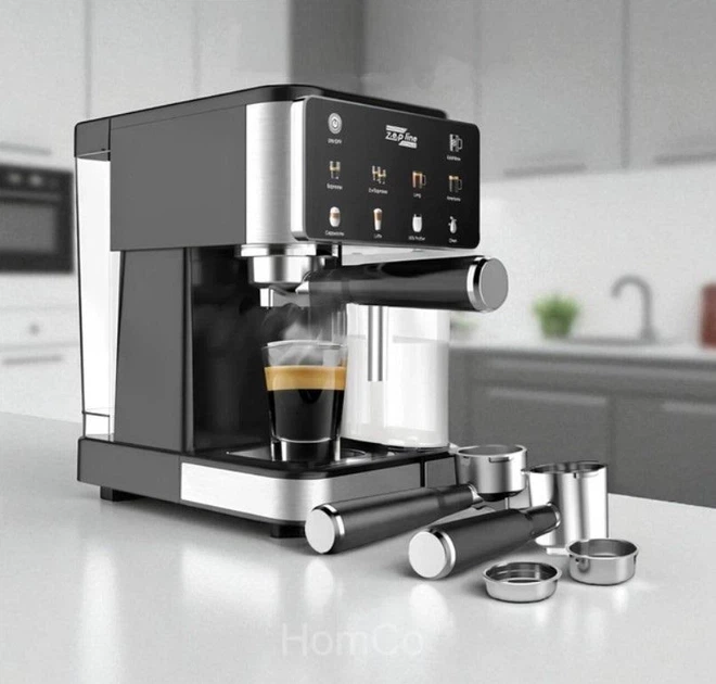 Кавомашина Zepline ZP-6806 (3000 Вт, 20 Bar, сенсорна, капсули/мелена кава, з капучинатором) - зображення 6