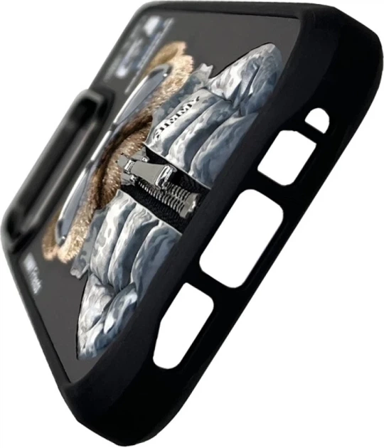 Панель Nimmy Cool&Cute 2.0 Dog для Apple iPhone 16 Pro Max Black (6971080319419) - зображення 3