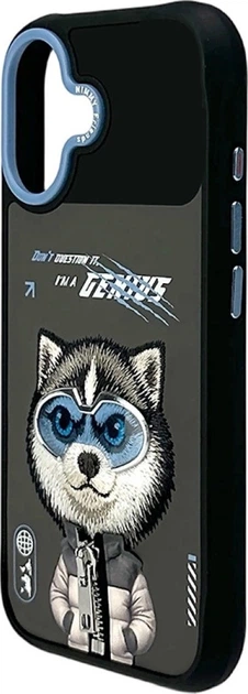 Панель Nimmy Cool&Cute 2.0 Wolf для Apple iPhone 17 Black (6971080313905) - зображення 2