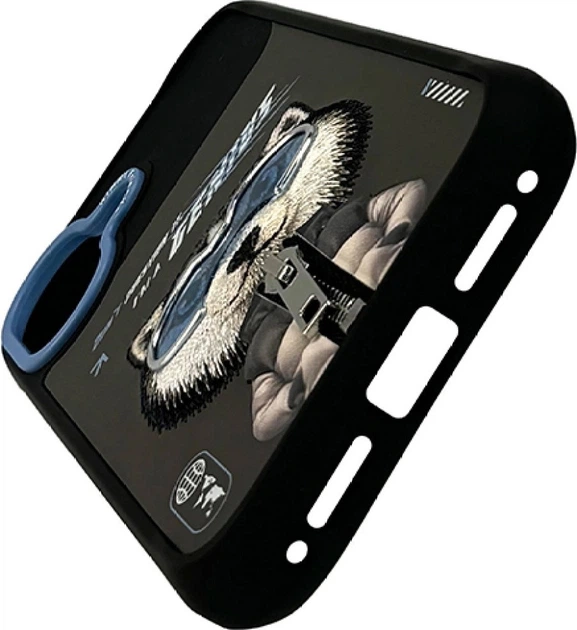 Панель Nimmy Cool&Cute 2.0 Wolf для Apple iPhone 17 Black (6971080313905) - зображення 5