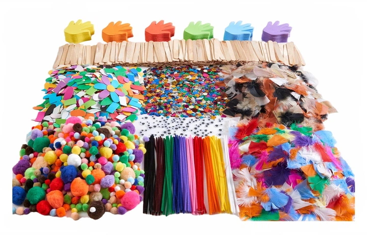 Набір для творчості Colorations Classroom стартовий набір для рукоділля 2150 елементів CHCRAFTB (5710903613386) - зображення 3