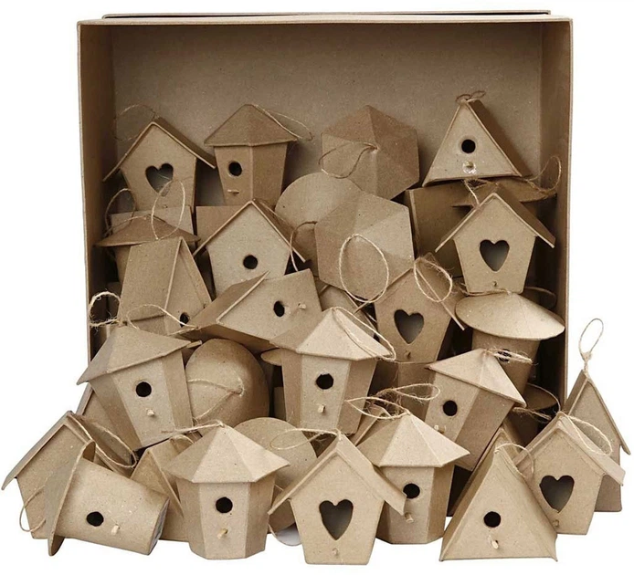 Пап’є-маше Creativ Company будиночки для птахів 26533 (5707167731611) - зображення 2