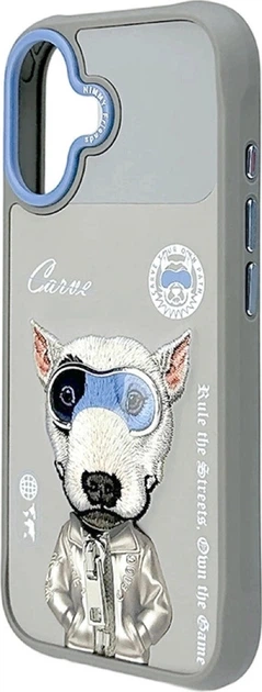 Панель Nimmy Cool&Cute 2.0 Dog для Apple iPhone 17 Gray (6971080313950) - зображення 2