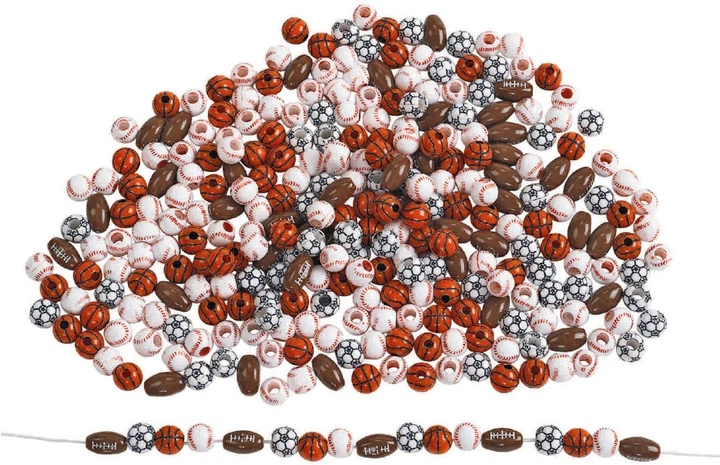 Набір для нанизування Colorations намистини 300 елементів SPORTBDS (191487107372) - зображення 2