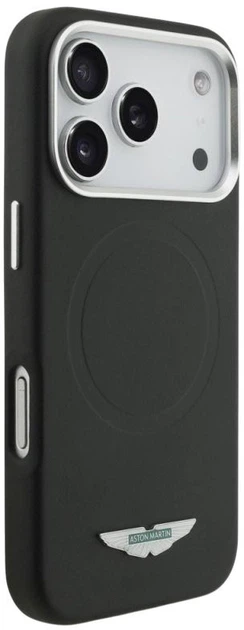 Панель Aston Martin HC FW Logo MagSafe для Apple iPhone 17 Pro Max Black (3666339533243) - зображення 4