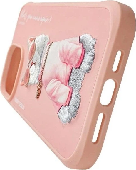 Etui plecki Nimmy Glasses Cool Cat do Apple iPhone 15 Pro Max Pink (6971080317194) - obraz 6
