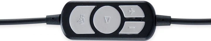 Słuchawki Conceptronic Stereo USB Headset Przewodowe Czarne (POLONA01B) - obraz 2