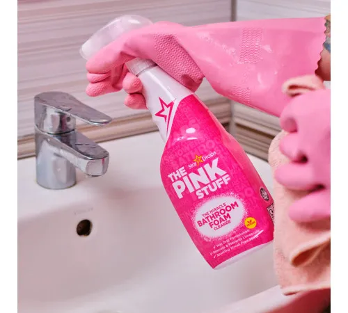Пена для чистки ванной комнаты The Pink Stuff, 750 мл - изображение 4