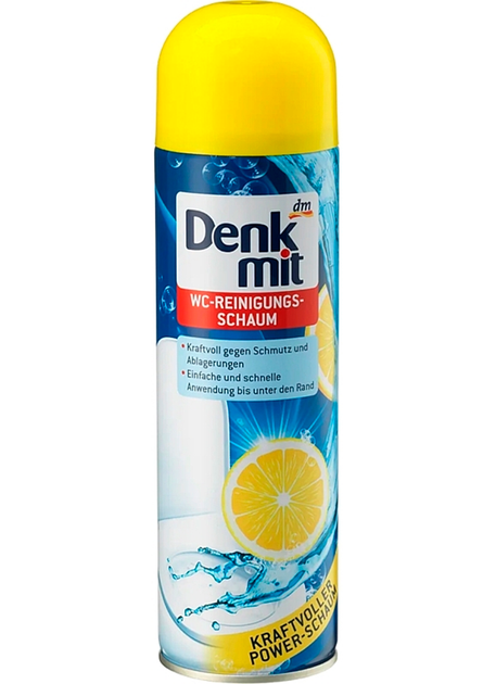 Пена-очиститель для туалета Denkmit WC Zitroneit Цитрус, 500 мл - изображение 2