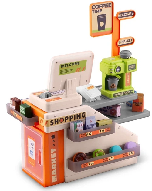 Zestaw zabawkowy RICOKIDS kasa sklepowa (5903890631055) - obraz 3