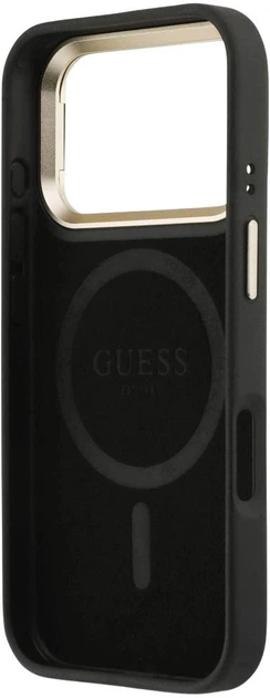 Панель Guess 4G PU Triangle Logo & Stand Camera Magsafe для Apple iPhone 17 Pro Max Black (3666339534424) - зображення 6