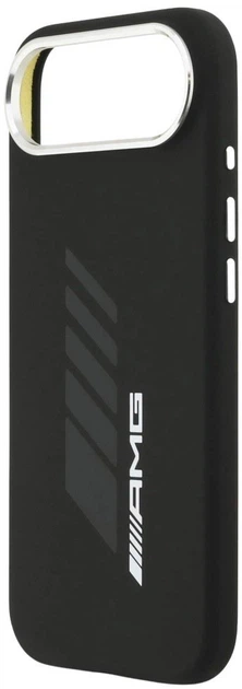 Etui AMG Silicone Oversize Rhombs MagSafe do Apple iPhone Air Black (3666339542153) - obraz 5