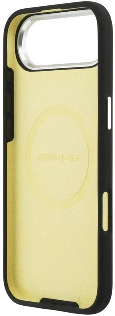 Etui AMG Silicone Oversize Rhombs MagSafe do Apple iPhone Air Black (3666339542153) - obraz 6
