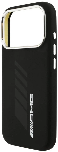 Панель AMG Silicone Oversize Rhombs MagSafe для Apple iPhone 17 Pro Black (3666339542160) - зображення 5