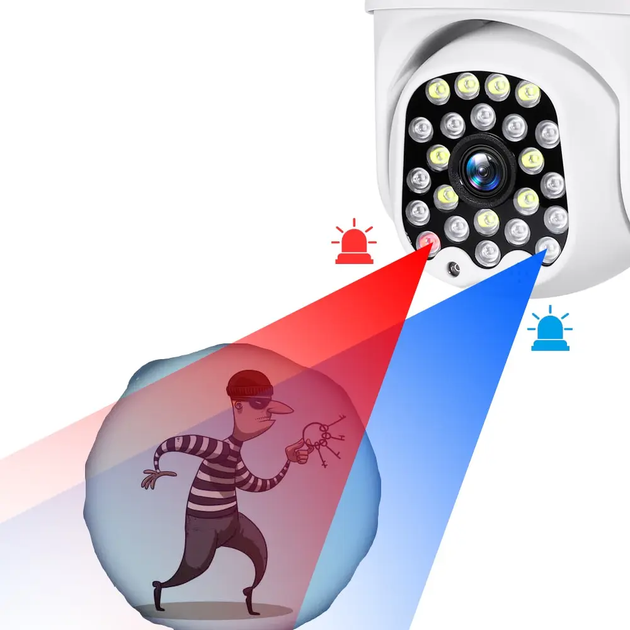 Уличная Wifi камера видеонаблюдения CAMERA CAD 555G, 2Мp, 1080p - изображение 3