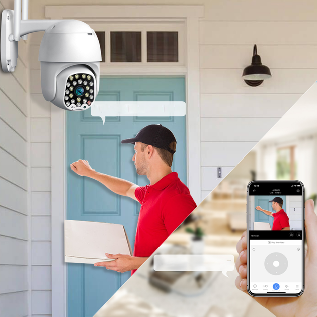 Уличная Wifi камера видеонаблюдения CAMERA CAD 555G, 2Мp, 1080p - изображение 6