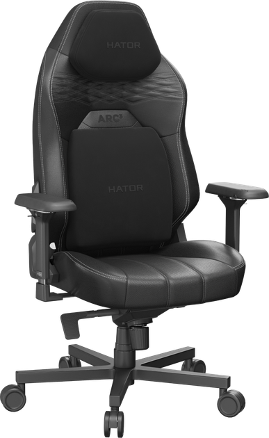 Крісло для геймерів Hator Arc 3 S PU Black (HTC3400S) - зображення 3