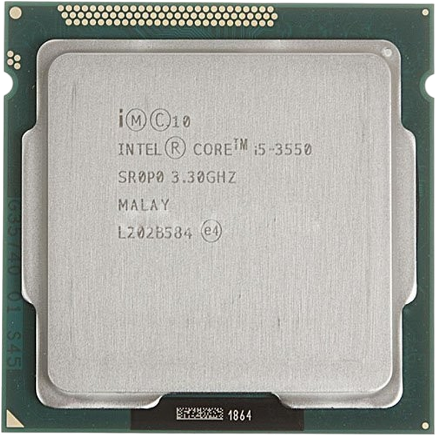 Процессор Intel Core i5 3550 LGA 1155 (BX80637I53550) Б/У - Фото 1 Процессор Intel Core i5 3550 LGA 1155 (BX80637I53550) Б/У - изображение 1