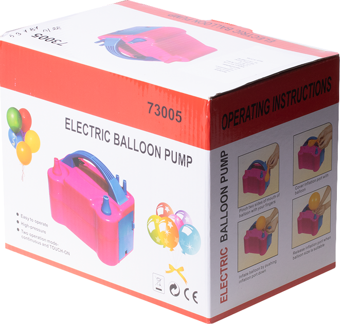 Pompka elektryczna Hedo do balonów z wbudowanymi dyszami 53787 (5902734871411) - obraz 3