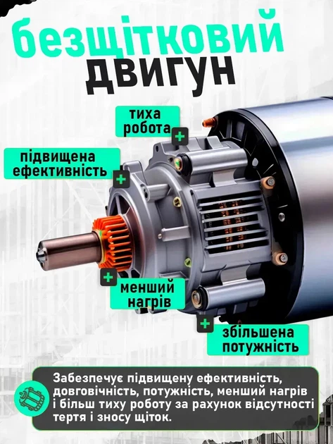 Набір електроінструментів 5в 1 з кейсом і 2 АКБ 28V шуруповерт, гайковерт, міні-пила, пилосос, повітродувка. Блакитний - зображення 8