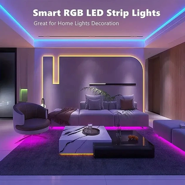 Світлодіодна стрічка RGB 5050 270 LED 15 м з пультом - зображення 3