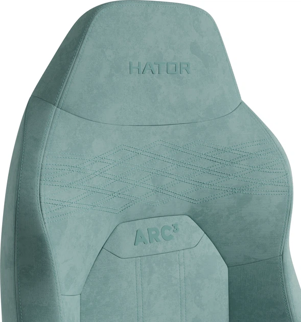 Крісло для геймерів Hator Arc 3 S Velour Turquoise (HTC3443S) - зображення 8