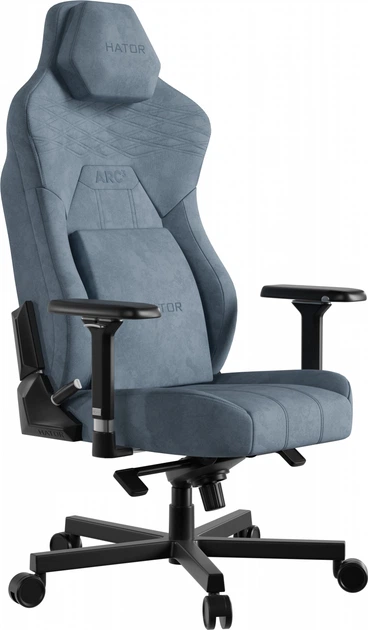 Крісло для геймерів Hator Arc 3 XL Velour Blue (HTC3445XL) - зображення 3