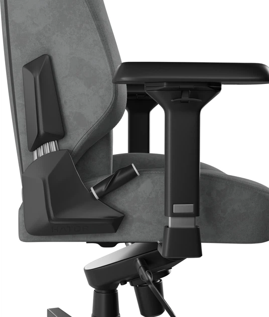 Крісло для геймерів Hator Arc 3 S Velour Grey (HTC3446S) - зображення 12