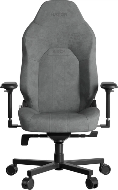 Крісло для геймерів Hator Arc 3 L Velour Grey (HTC3446L) - зображення 5