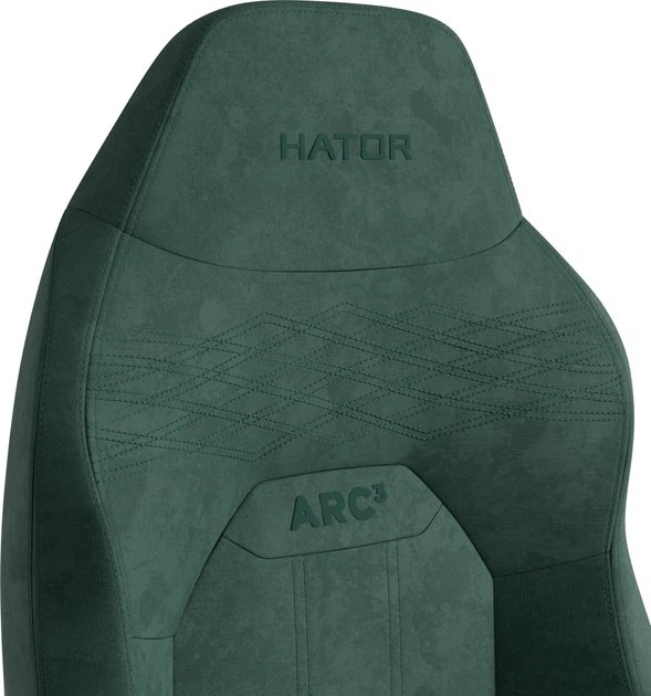 Крісло для геймерів Hator Arc 3 S Velour Emerald (HTC3448S) - зображення 8