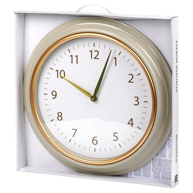 Настінний годинник Vilde 568074 Білий Золотий 50 см (8720573925075) - зображення 7