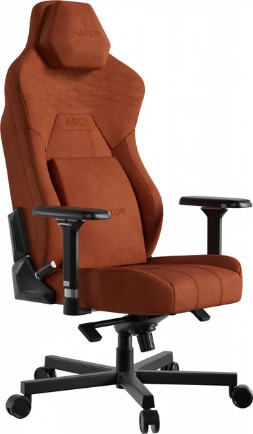 Крісло для геймерів Hator Arc 3 XL Velour Orange (HTC3449XL) - зображення 3