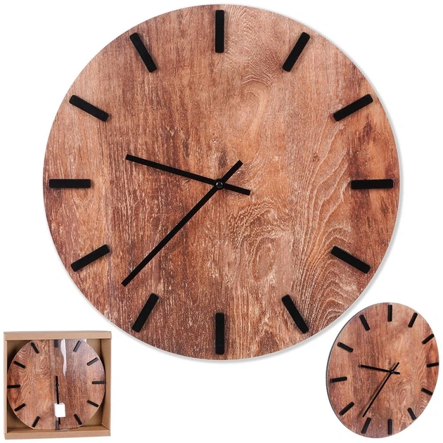 Настінний годинник Vilde 569889 Коричневий 40 см (8720573818438) - зображення 5