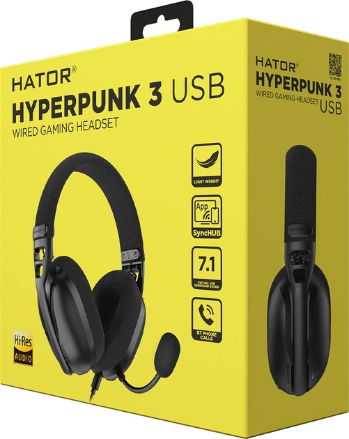 Słuchawki Hator Hyperpunk 3 USB Black (8721249196799) - obraz 10