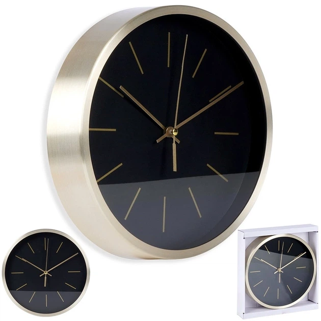 Настінний годинник Vilde 569933-C Чорний Золотий 25 см (5904316470449) - зображення 4