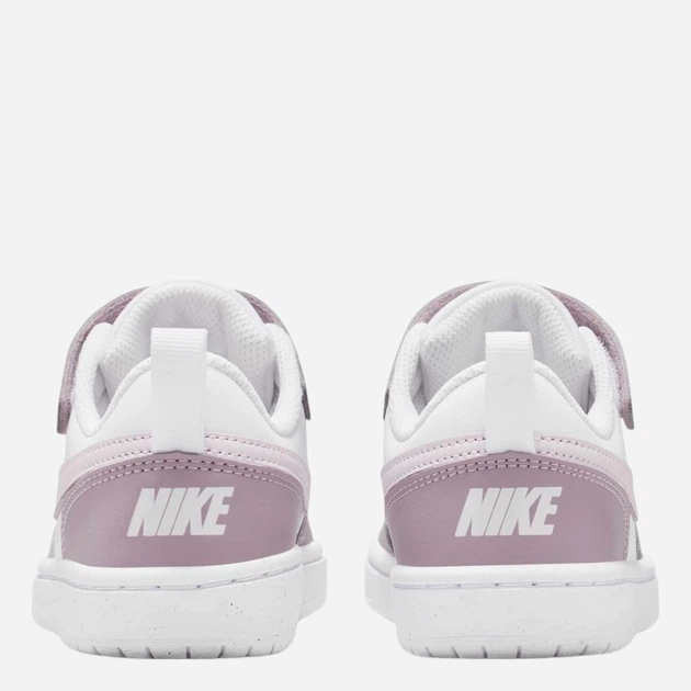 Sneakersy dziecięce dla dziewczynki na rzepy Nike Court Borough Low Recraft (Ps) DV5457-134 33.5 (2US) Białe (198484269102) - obraz 5