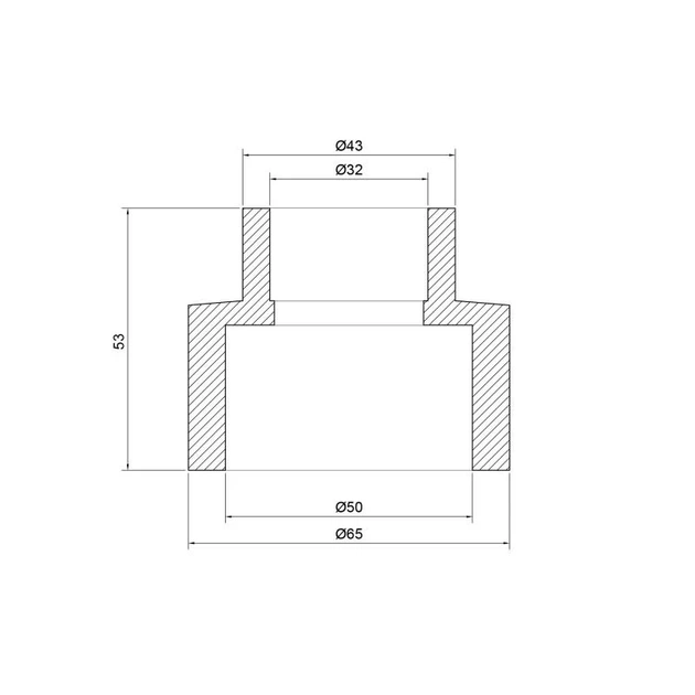Муфта PPR Thermo Alliance 50х32 - зображення 2