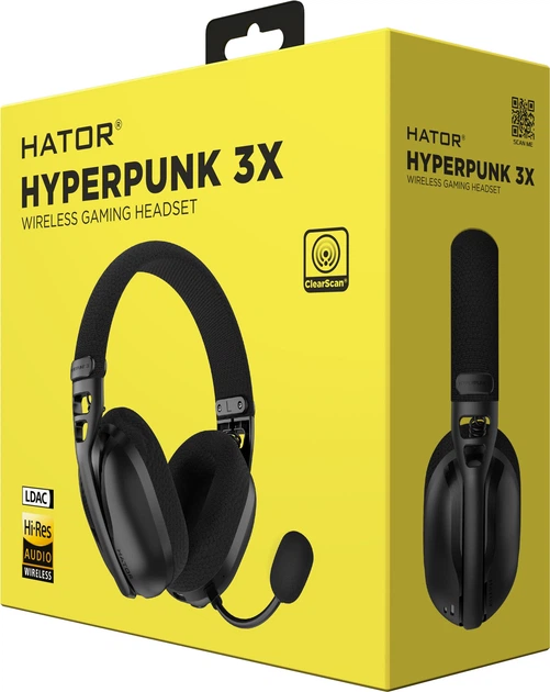 Słuchawki Hator Hyperpunk 3X Wireless Black (8721249230943) - obraz 10