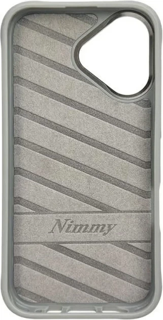 Etui plecki Nimmy Cool&Cute 2.0 Bear do Apple iPhone 16 Grey (6971080319488) - obraz 4