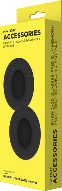 Nauszniki wymienne Hator do Hypergang 3 (8721249230745) - obraz 2