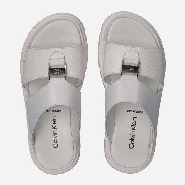 Sandały damskie Calvin Klein V4B2-83360-1915530 36 22 cm Białe (8054491105494) - obraz 4