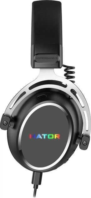 Słuchawki Hator Hypergang 3 USB Hi-Res Black (8721249196829) - obraz 4