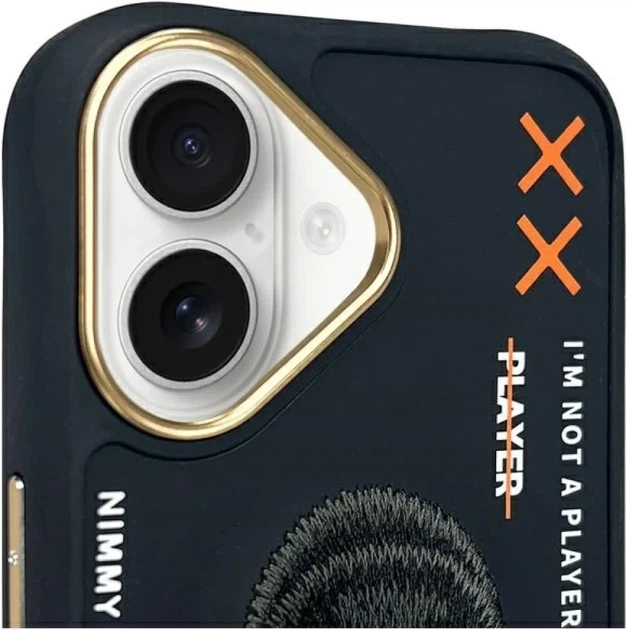 Etui plecki Nimmy Cool&Cute 2.0 Monkey do Apple iPhone 16 Black (6971080319518) - obraz 6