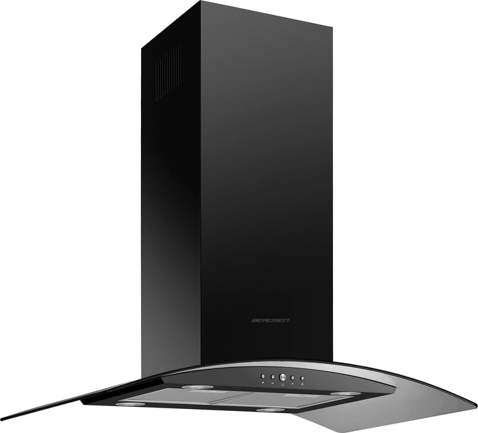 Кухонна витяжка Berdsen BT-225 Чорна (3225) - зображення 2