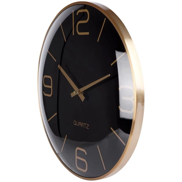 Настінний годинник Vilde 569610-C Чорний Золотий 30 см (5904316455255) - зображення 2