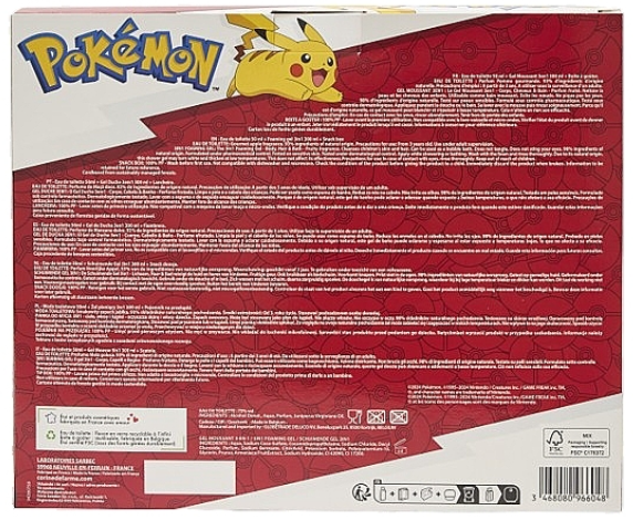 Zestaw dla dzieci Corine de Pokemon Woda toaletowa 30 ml + Żel pod prysznic 300 ml + Pudełko na przekąski (3468080966048) - obraz 2