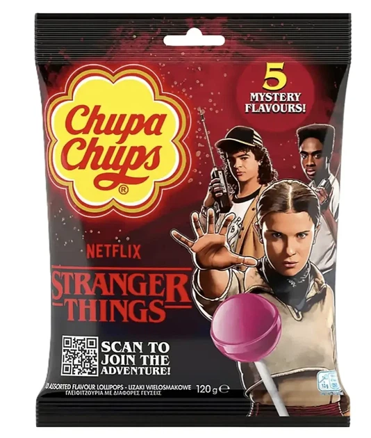 Подарочный набор из 3-х киндер джой "Очень странные дела" + Леденцы Chupa Chups Stranger Things (5 вкусов - 10 шт) - изображение 2